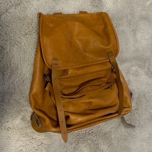 Vintage Norwegian Leather day pack